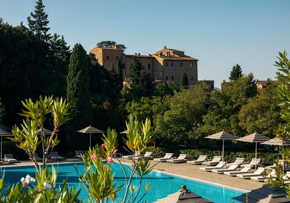 Castelfalfi swimming pool